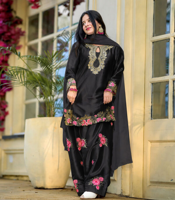 Pakistani Elite Design Party Wear (CK-10B) BLACK